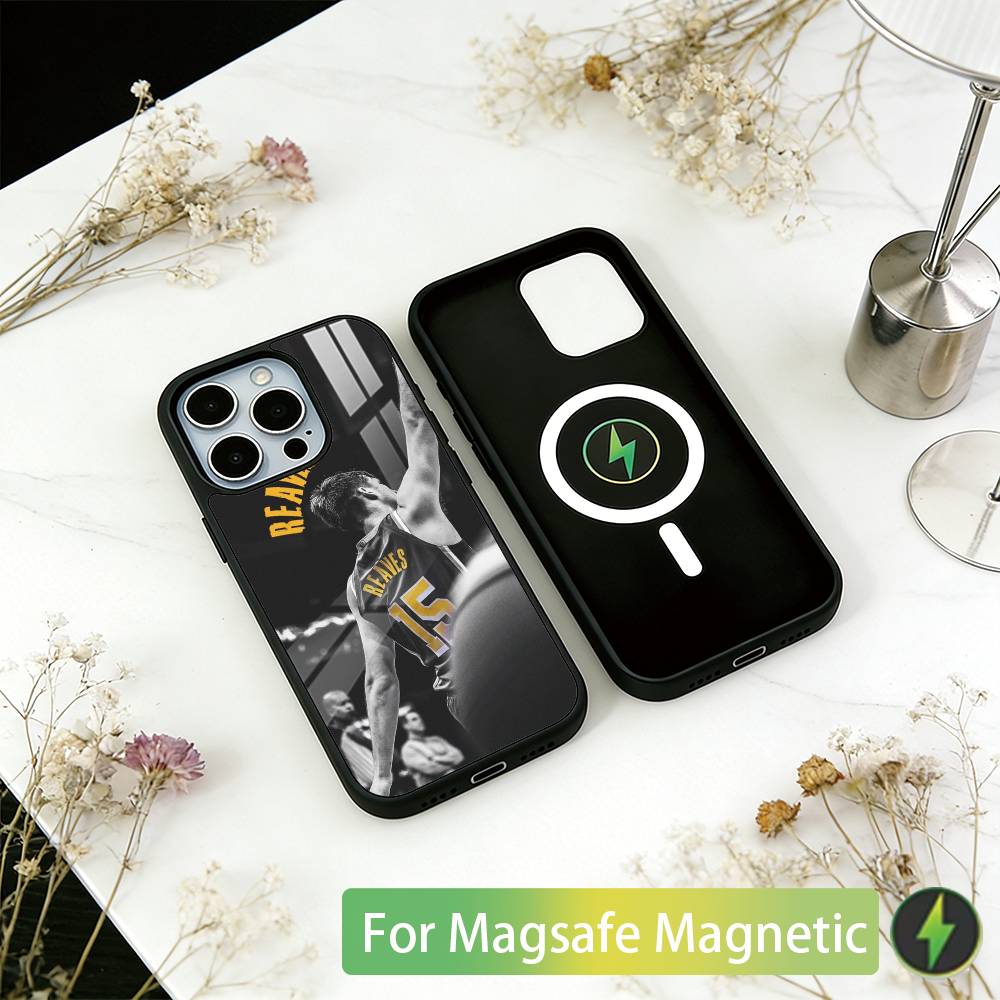 Basketball Austin Reaves Phone Case For iPhone17,16,15,14,13,12,11 Plus,Pro Magnetic For Magsafe Wireless Charging