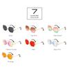 SHAUNA Fashion Rimless Sun Moon Sunglasses Women Candy Colors Smiling Face Gradient Shades Men UV400