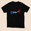 Begränsad Midnight Oil Resist Band Metall Unisex Svart T-shirt