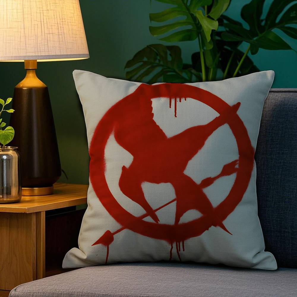 

Classic Novel T-The Hunger Game-MT Pillow Case Anti-dustmite Pillowcase Y Silky Short Plush Sofa Cushion Cover 12x12Inch
