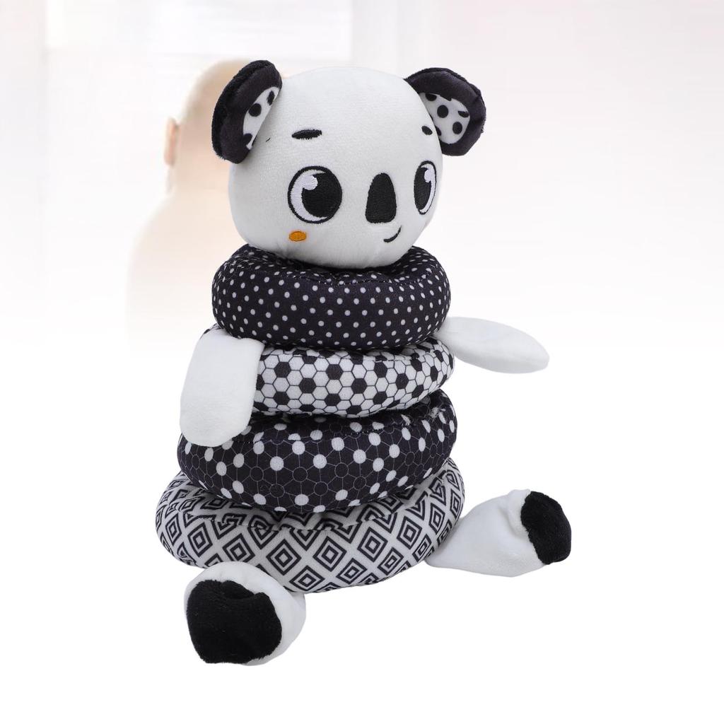 Stacking Ring Toy Soft Plush Educational Early Learning Baby Stacking Toy for Toddler