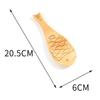 Wooden Wooden Rice Spoon Fish-shaped Slotted Spoon New Soup Spoon  Kitchen Tool