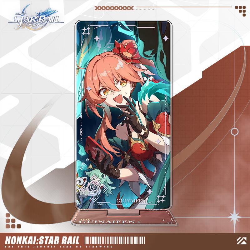 

BH окружающий игру световой конус тема черный лебедь пылающее лезвие 16 см HD аниме большой стенд акриловый орнамент 40