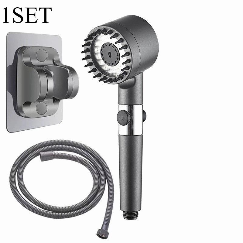 

1SET Wear spray shower head Powerful pressurized bathroom bath shower head spray Handheld hand spray filter + tent set