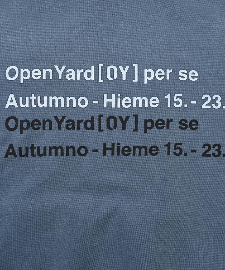 PIGMENT Typo Hoodie-Blue