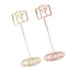 10PCS Table Number Holders Envelope Shape Metal Card Clips for Photo Menu Place Cards Restaurant Wed