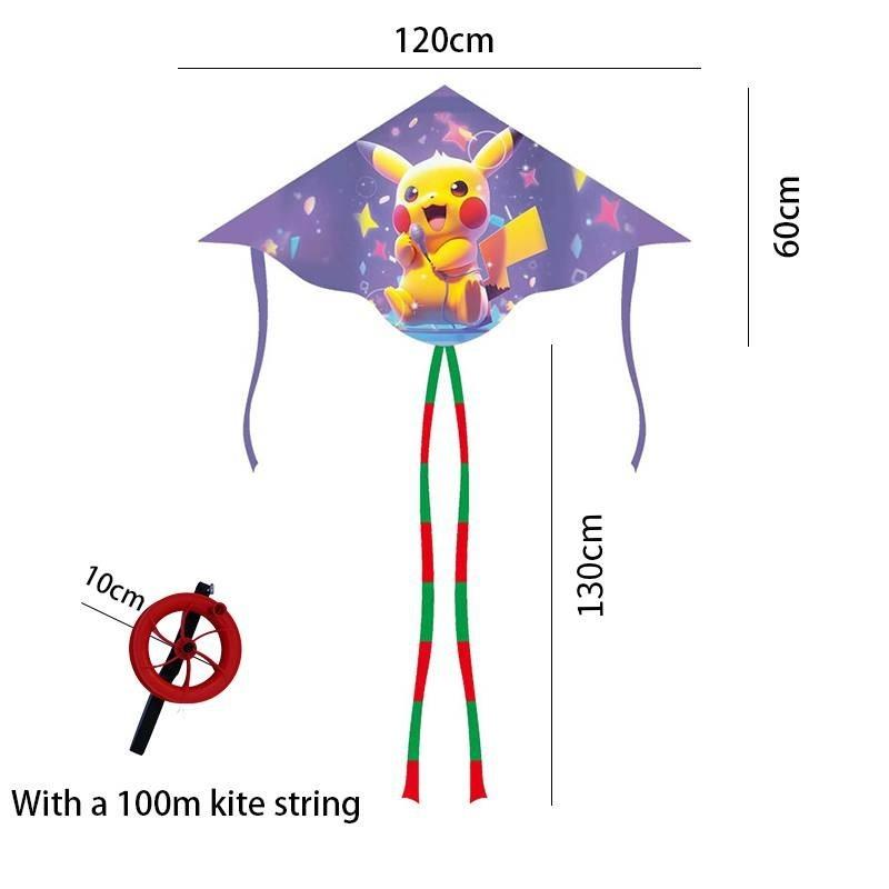

1.2 Meter Long Tail Kite For Children Cartoon Double Tail Kite Style A
