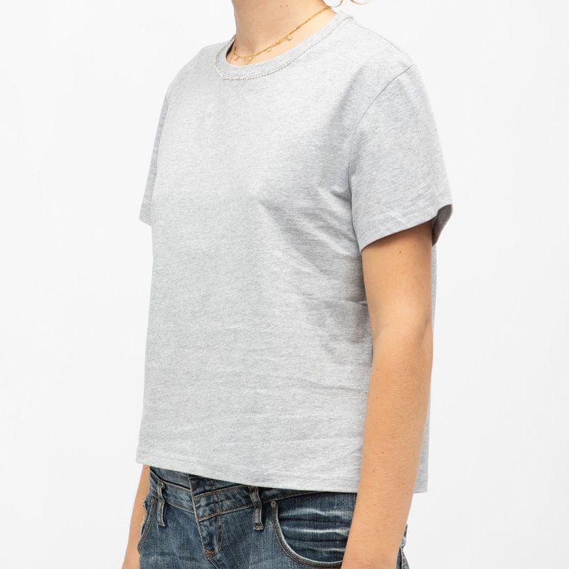 Basic Square T-shirt Heather Grey Tomi Woman LA PETITE ETOILE