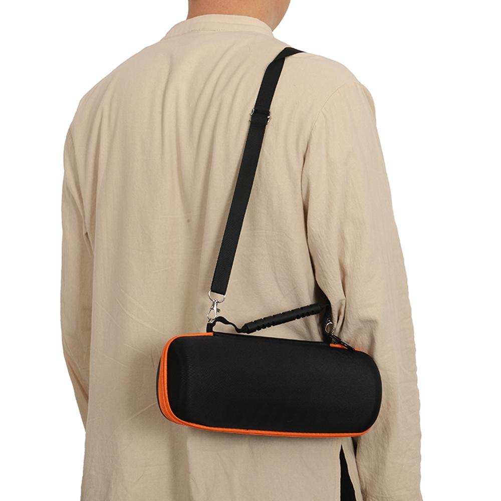 For JBL Charge 6 Speaker Carrying Case EVA Hard Shell Shockproof Storage Bag with Shoulder Strap