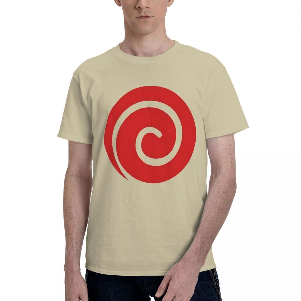 Uzumaki Clan 2 100 Cotton Casual Breathable Confortable Shirt Mens TShirts Man Clothes