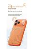 Liquid Silicone Ripple Pattern Magnetic Phone Case for iPhone 17 Pro Max with Button for Apple 16 and 15