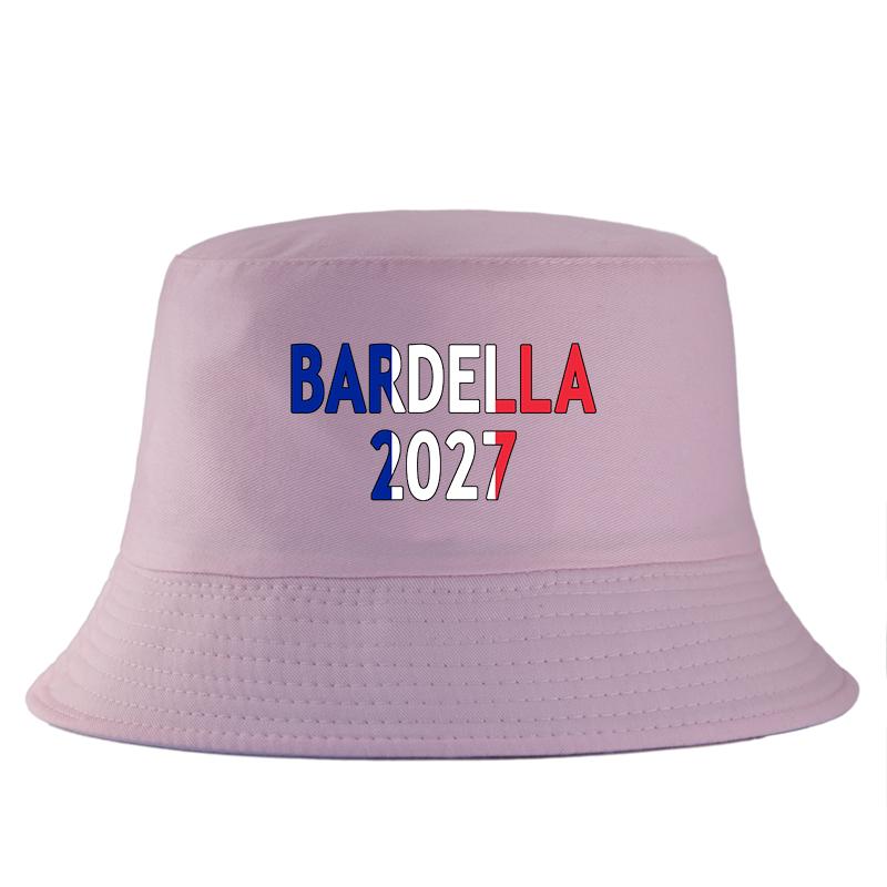 Bardella 2027 Print Bob Wendbarer Fischerhut Damen Herren Sommer Frühling Reise Lässig Fischerhut Mädchen Junge Baumwolle Panama Hut
