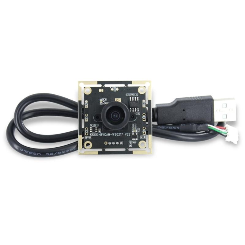 USB 1280x720 OV9732 Video Camera Module 1MP 72/100 Adjustable Manual-focus Lens Monitoring Module Plug and Use