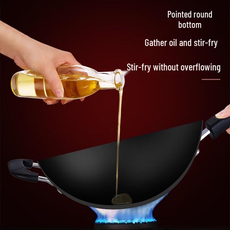 SUPOR Traditional Non-Coated Iron Wok