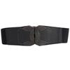 Trendy Womens Black Stretch Waist Belt Offering A Slender Look With Versatile Wear Options