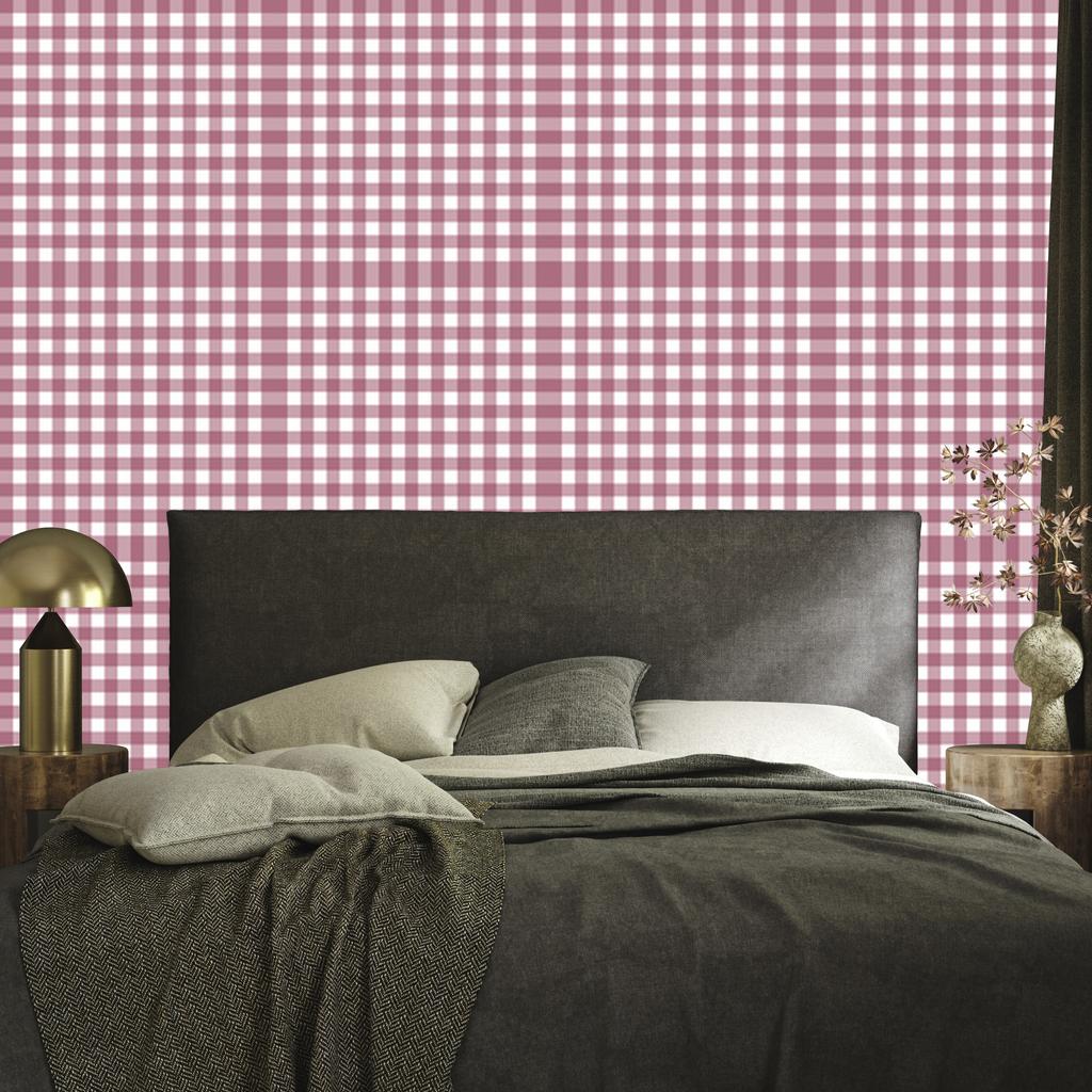 Wallpaper Fabric Pattern Pink and Powder Pink for Living Room and Bedroom 50x1000