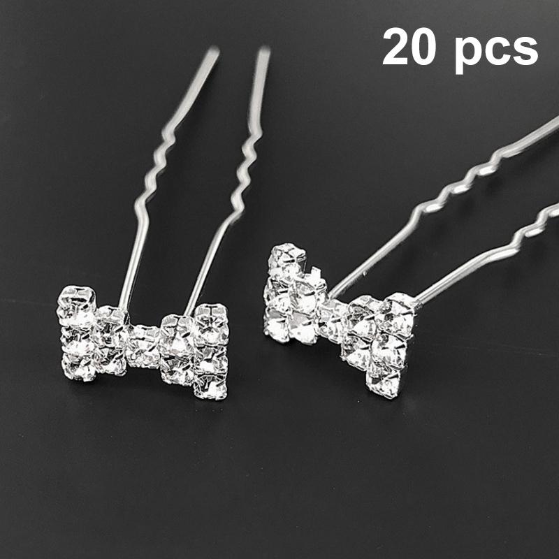 20 Pcs Headwear Hairpins Floral Ornament Accessories Gift