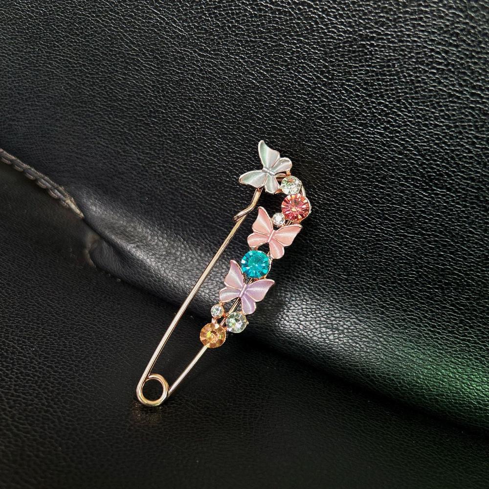 Elegant Pin Blomst Emalje Brosje Dame Enkel Lapel Pin Tilbehør