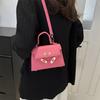 Retro Lässige Elegante Handtasche Damen 2024 Neue Koreanische Version Pendler Kleine Quadratische Tasche Mode Einzelne Umhängetasche