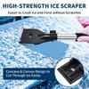 Car Snow Shovel Metal Stainless Steel Telescopic Rotating Ice Shovel Three-in-one Snow Shovel Detachable Assembly Car Snow Removal Shovel