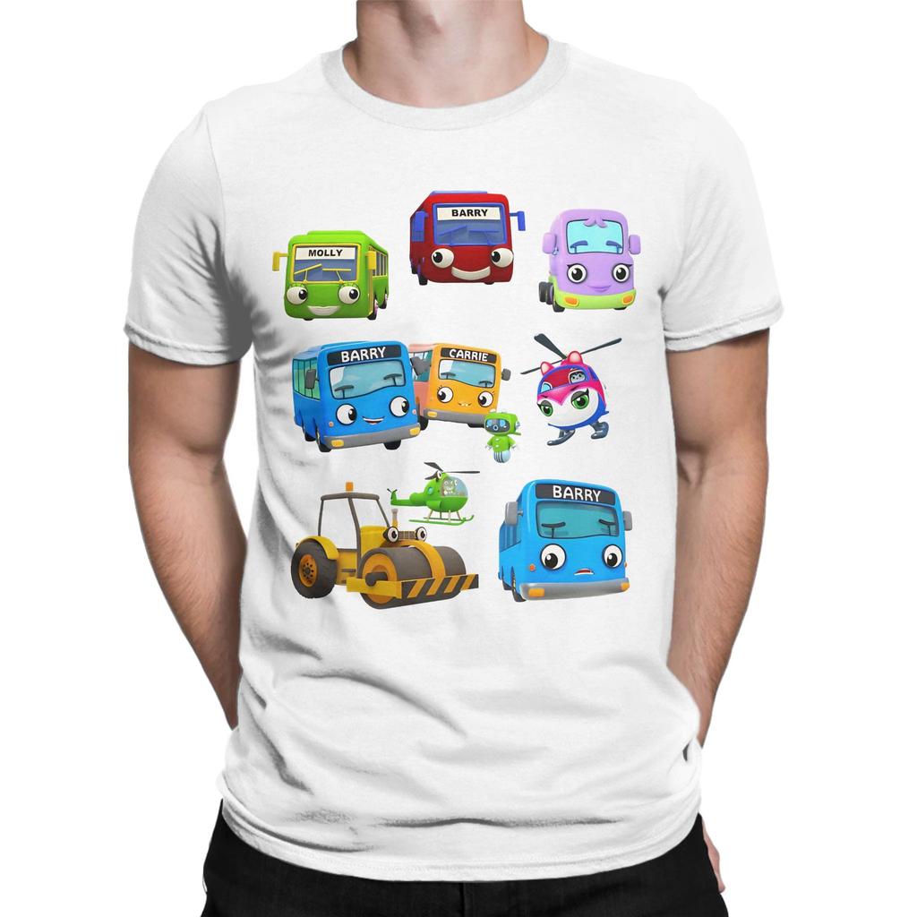 Unisex WoUnisexs TShirt Tayos Little Bus Cute Cars Vintage Pure Cotton Tee Shirt Short Sleeve T Shirts Round Collar Clothing Graphic