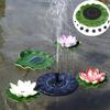 Lotus Leaf Style Solar Fountain For Garden Pond Water Feature With Floating Design