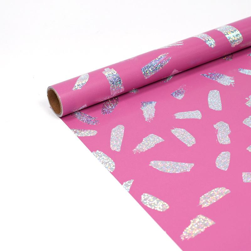 Laser Wrapping Paper Multicolor Decor Paper Gift Wrapping Paper Colorful For Gift Wrapping Gift Packaging Decorative Use