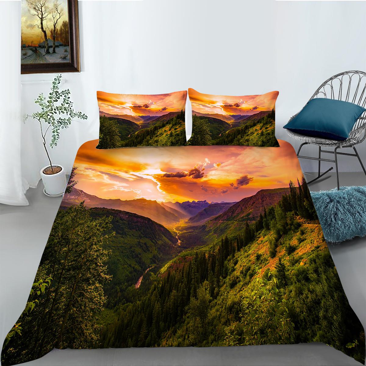 

Роскошное домашнее постельное белье с 3D-цифровой печатью, пододеяльник и наволочка AU King, односпальная/двуспальная кровать, полноразмерный мягкий удобный пододеяльник, украшение для дома DE 100x135cm