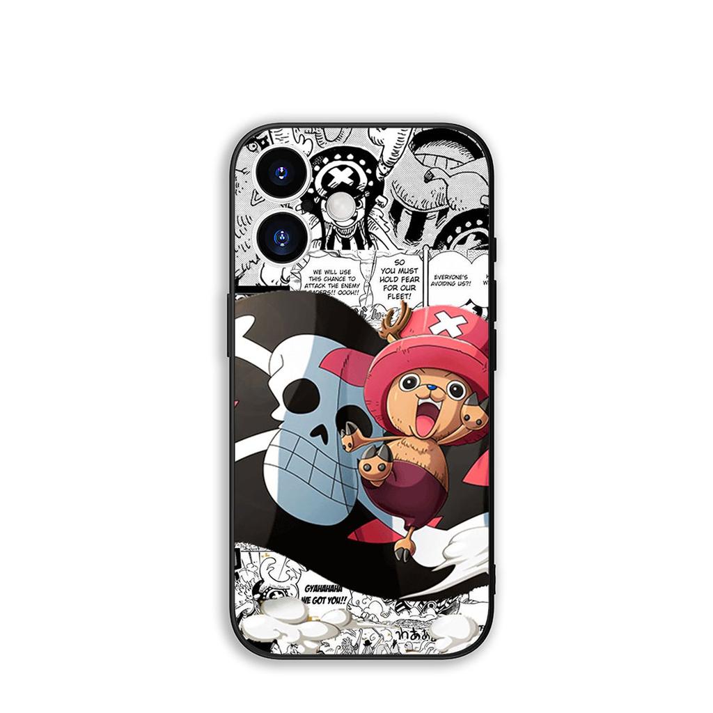 Phone Cover Tony Chopper Comics One Piece Casing for Apple iPhone 16 15 14 Plus 13 12 Mini 17 Pro Max + ProMax 16E Air 15+ Case