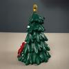 Christmas Tree Backflow Incense Burner Decoration Xmas Tree Santa Claus Resin Incense Holder Home Office Desktop Ornament