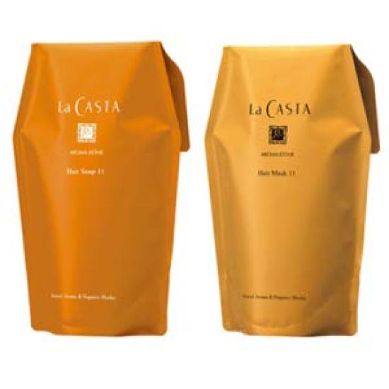 

Lacasta Aroma Esthe Hair Soap 11 Hair Mask 11 Refill Set