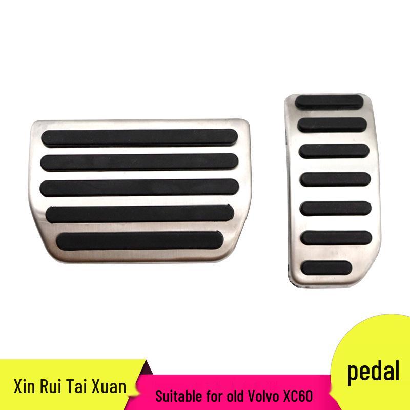 

Нескользящие накладки на педали для Volvo XC60: Тормоз, Газ, Зона отдыха Aluminum Alloy + Hard Rubber