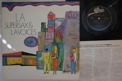 LP Record LA - Supersax & L.A. Voices 283P450 EPIC 1983 Japan Jazz Used