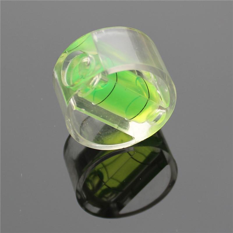 Multi-spec Acrylic Disc Round Circular Level Bubble Spirit Level Ruler Accessories Green Water Blisters