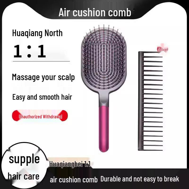 Air Cushion Scalp Massage Comb: For Men & Women, Fluffy Styling, Home Use