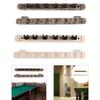 Pool Cue Rack for 6 Cues Billiards Accessories Space Saving Storage Billiard Cue Holder for Family Recreation Room Sports Clubs