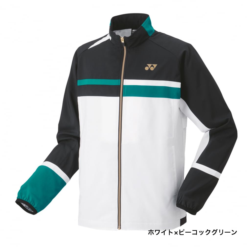 Yonex Lined Wind Warmer Shirt Peacock Green Size L (Fit Style), (502),