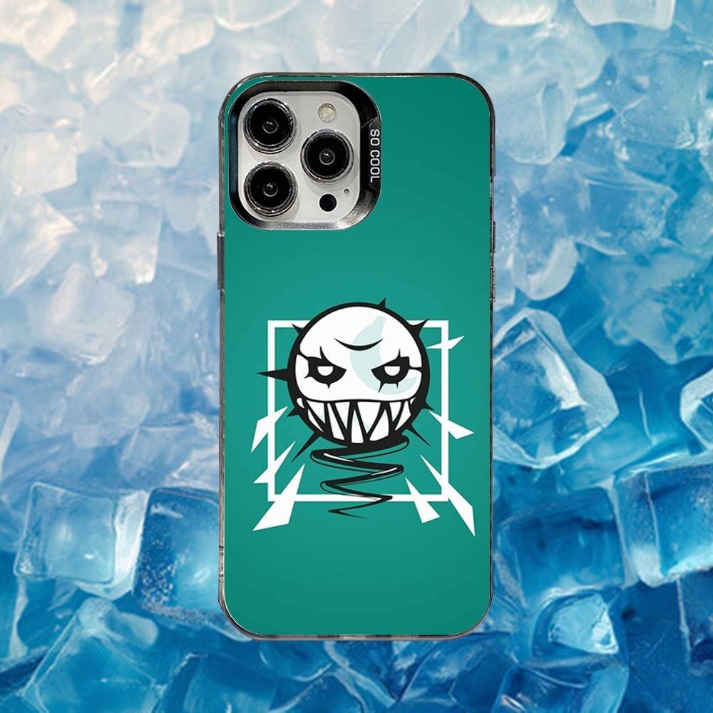 Rainbow S-Six S-Siege Phone Case For iPhone 16,15,14,13,12,11,Mini,Pro,SE,MAX White Matte Shockproof Cover
