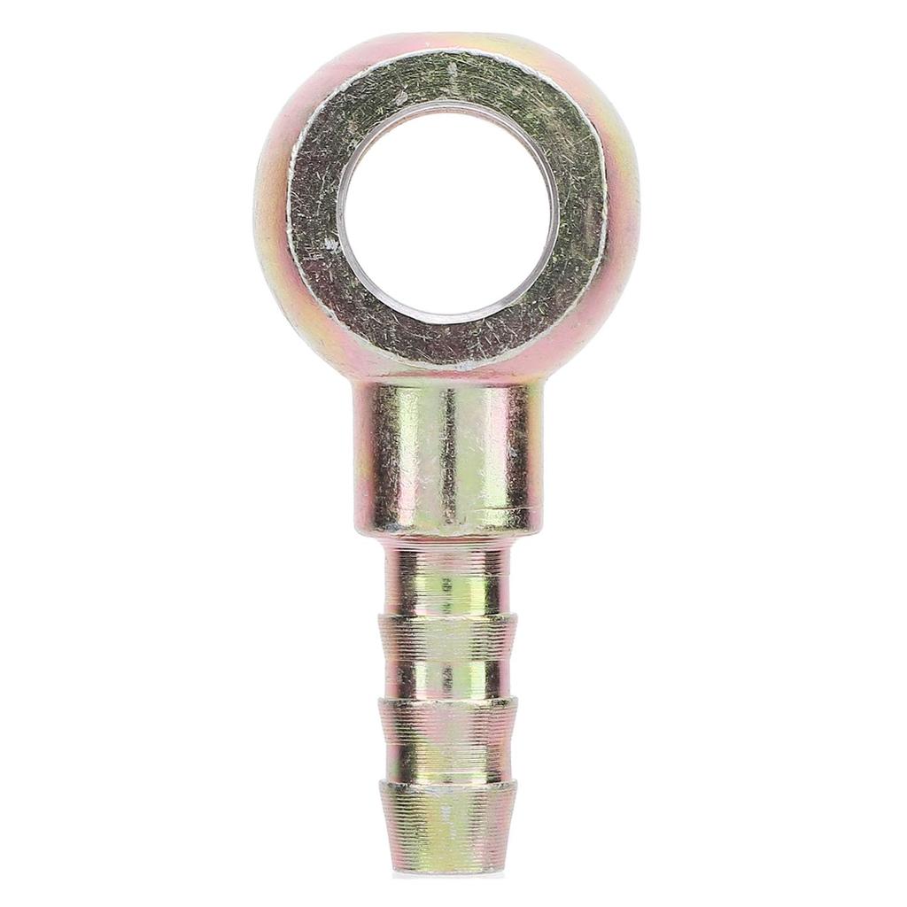 Stainless Steel 7/16" Banjo Fitting 8mm Hose Barb Adapter