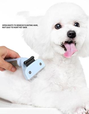Pet Comb 1PC Scissors Hair Clipper Pet Clippers Cat & Dog Supplies De-fluffing Grooming Comb Shaver Hair Razor Supplies