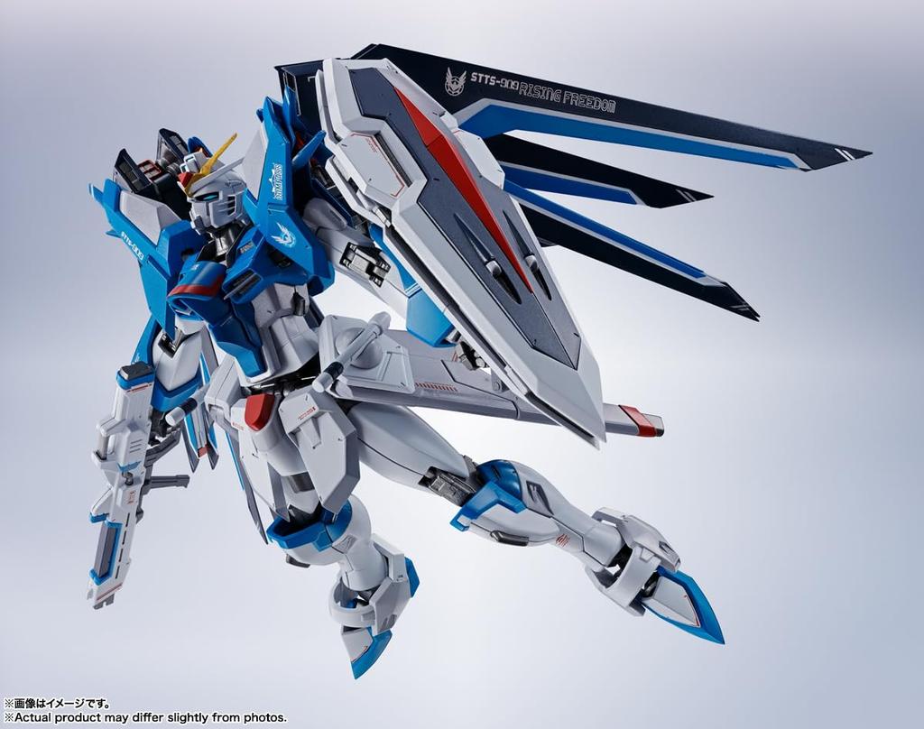TAMASHII NATIONS KOVOVÝ ROBOT Spirits Mobilní oblek Gundam SEED FREEDOM Rising Freedom Gundam 140mm Malovaná pohyblivá figurka Přibl.. ABS&PVC&Diecast