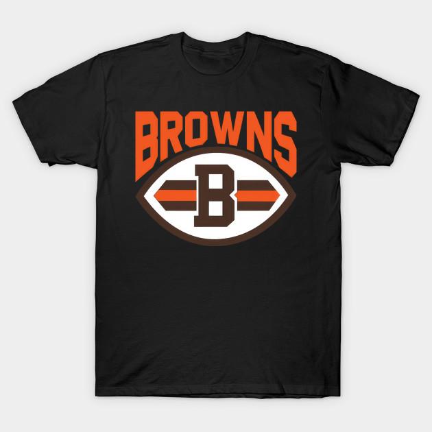 

Men Black Print T-shirt Cleveland Browns No-Cut Transfer Paper Print Cotton Tshirt 2XL чорний