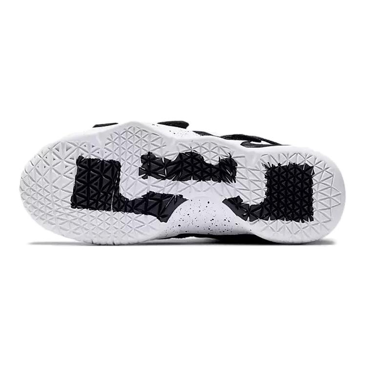 Nike Zoom Soldier 11 Slip Resistant Cushioning Slip Resistant Cushioning High Top Children's Basketball Shoes AJ6985-002