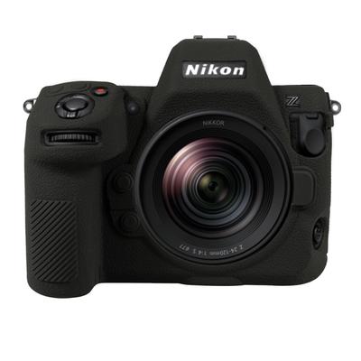 Easy Hood Kameratasche für Nikon Z 8 spiegellose Kamera Schützende Weiche Silikonkamera Schwarze Kamera, Tasche, Kratzfeste Abdeckung,