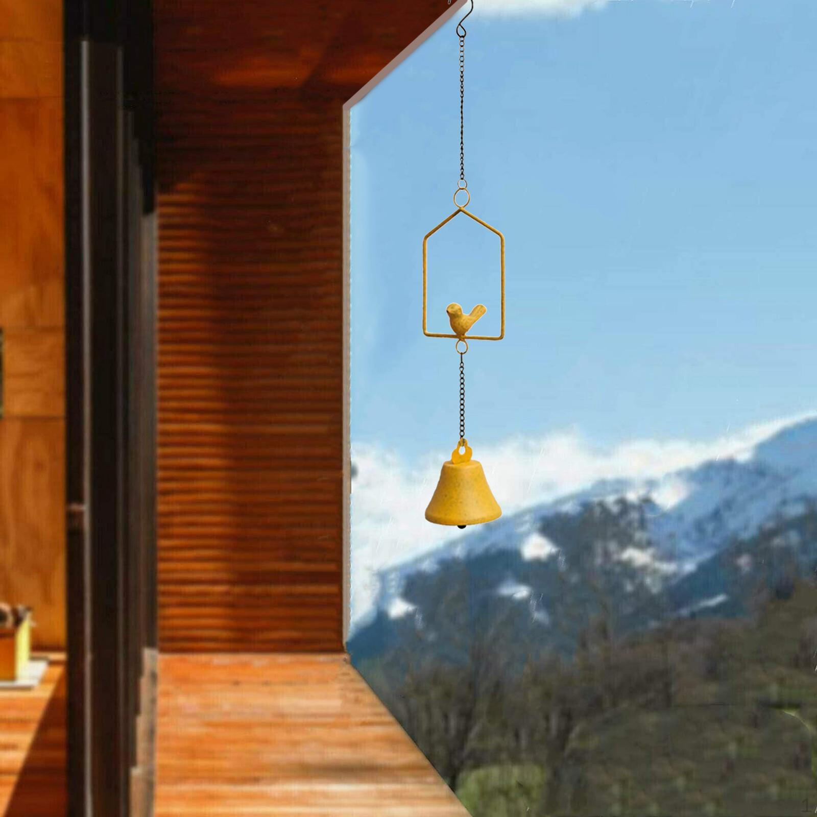 

Chimes Hanging Bells, Pendant Outdoor Indoor Ornaments Decor жовтий