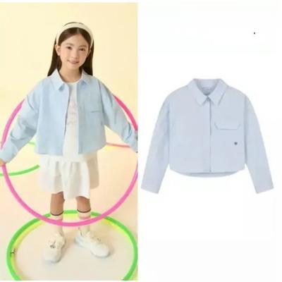 Girl S Crop Shirt Km21501