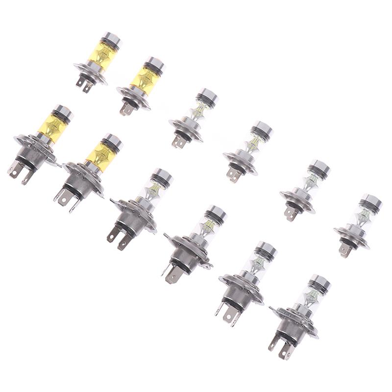 2X Car H4/H7 9003 Hb2 8000K Hi/Lo Beam 20 Led Fog Light Driving Drl Bulb Lamp