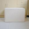 Large Capacity Oxford Cloth Storage Box: Foldable, Washable, Dustproof Clothes Organizer with Steel Frame for Bedroom & Duvet Storage.