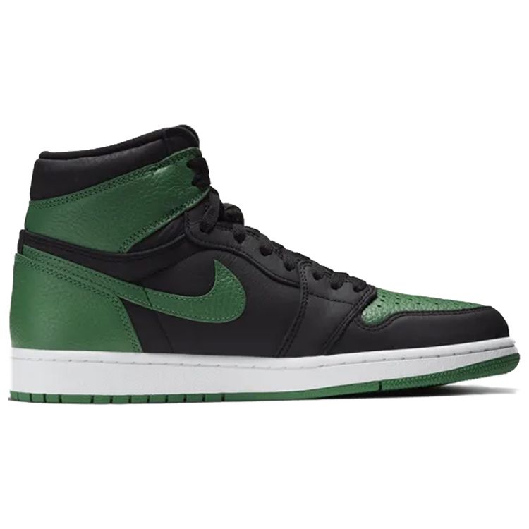Air Jordan 1 Retro High OG Pine Green 2.0 Heren Sneakers Zwart Wit-Gym-Rood-Pine-Green 555088-030