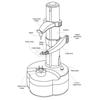 Multifonctionnel automatique de pommes de terre électrique fruits éplucheur Di42757